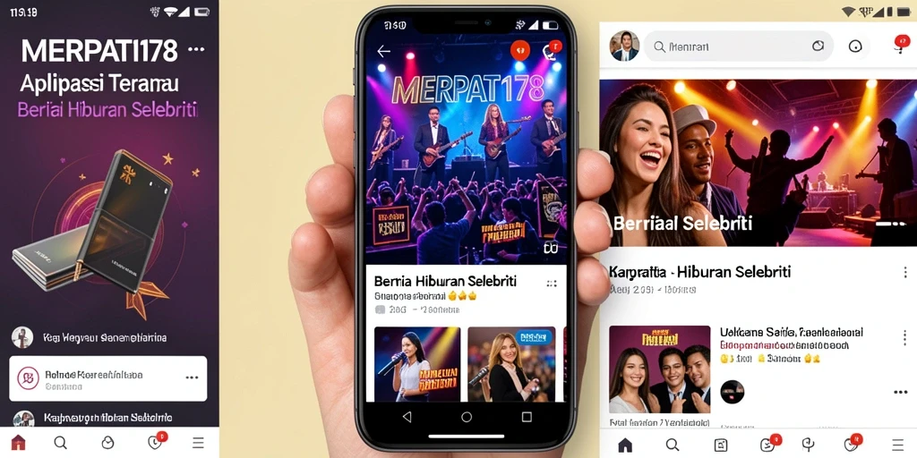 Antarmuka MERPATI178 yang menarik untuk berita hiburan selebriti.