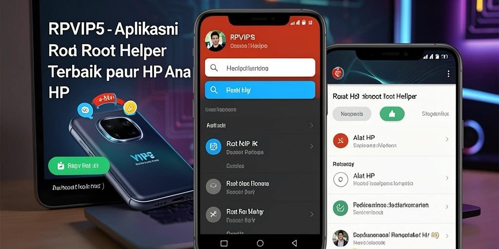 Antarmuka RPVIP5 yang memudahkan akses Root Helper