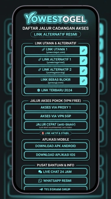 Tampilan link alternatif yowestogel